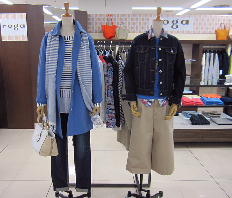 roga（ロガ）新ショップ小田急百貨店町田店のご紹介 ニュース roga ブランド紹介 株式会社ルック LOOK